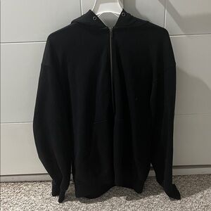 Black Zip-Up UniQlo Hoodie